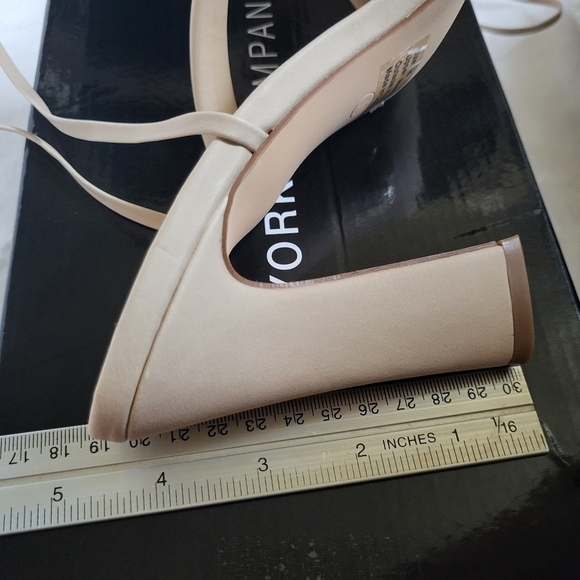 NWT New York & Company Women's Ines Heeled Sandals Size 10 - Picture 7 of 9